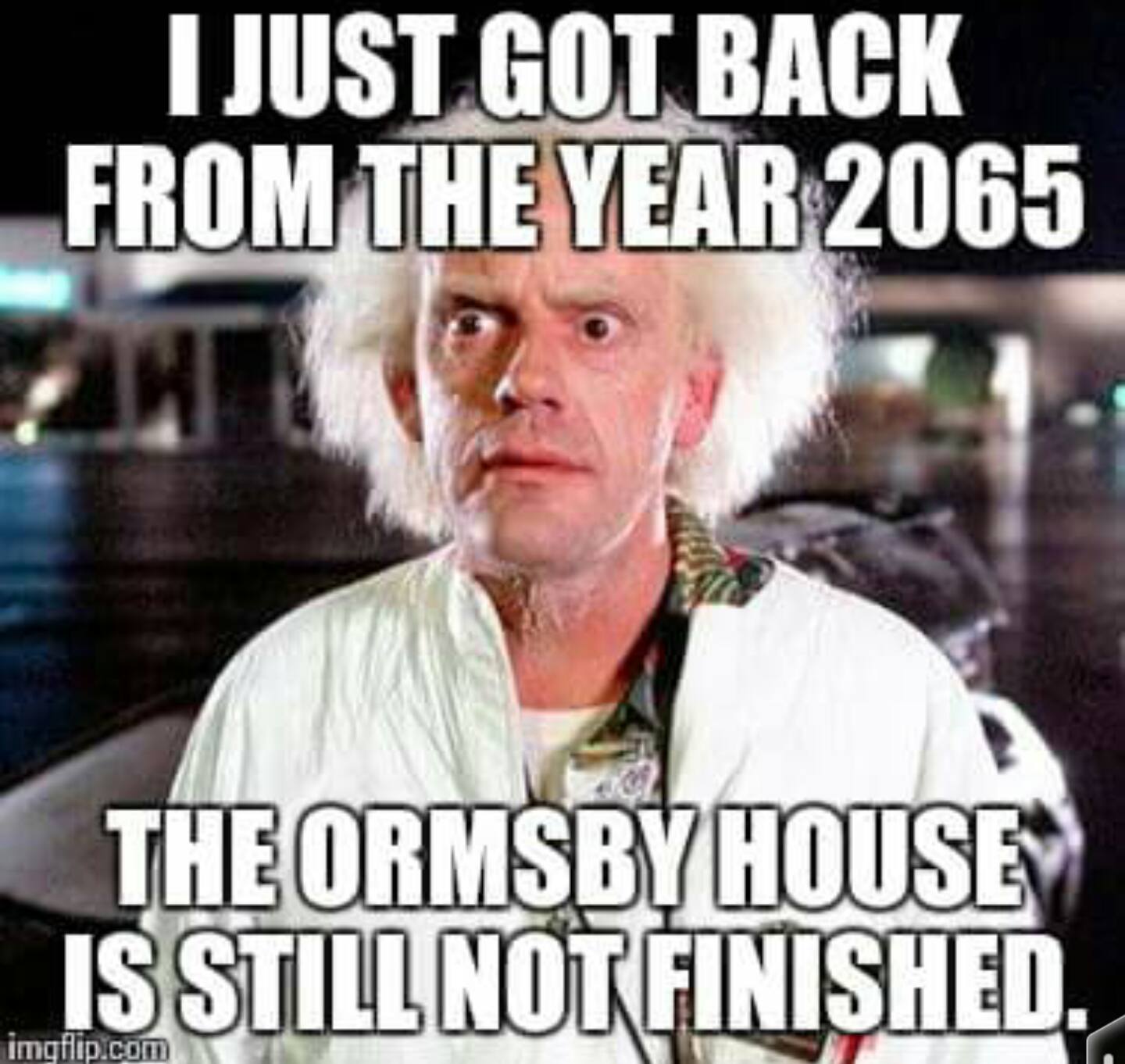 The Ormsby House has been under renovation for 15 years! 